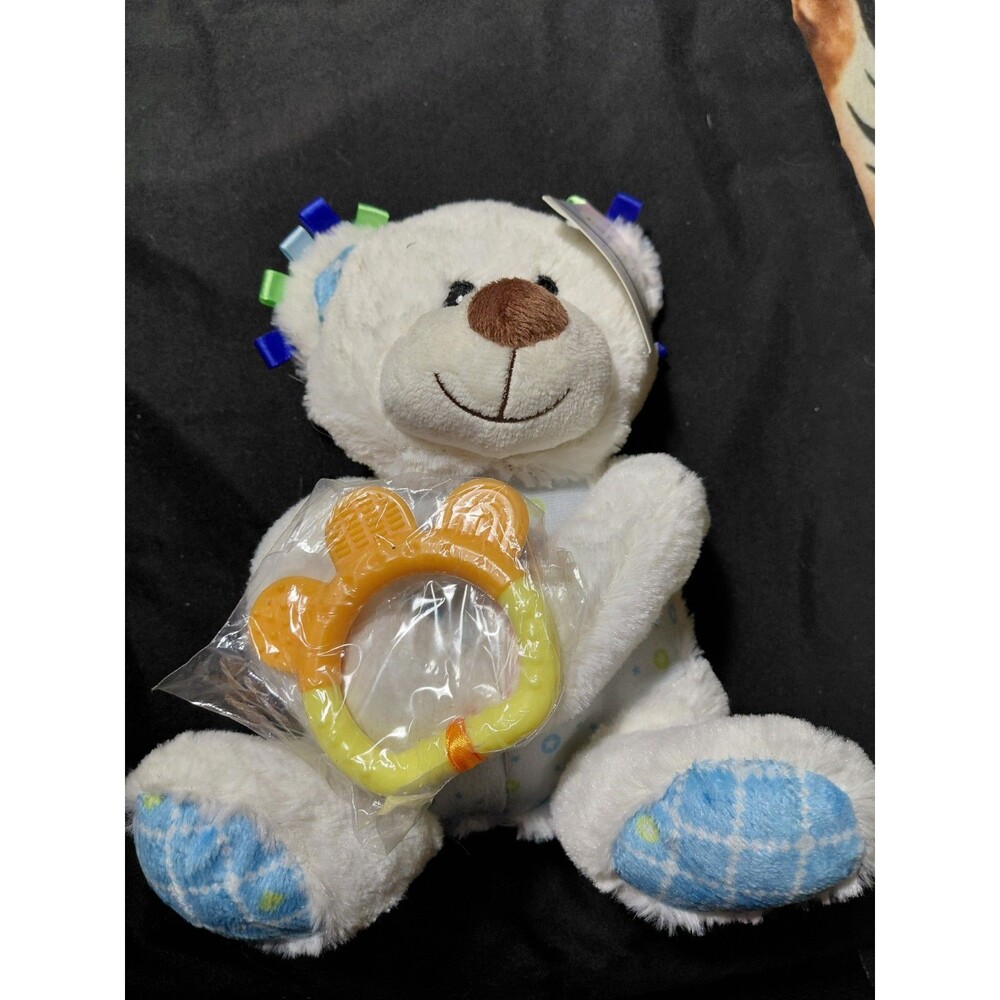 Lotsa Love Teddy Bear with Teething Rings.